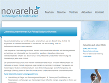 Tablet Screenshot of novareha.com